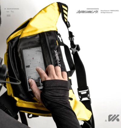 Kremlin Double Strap Waist Bag Cyrax Yellow