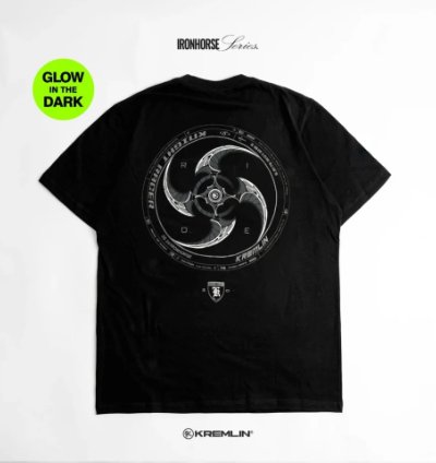 Kremlin Ironhorse T-shirt Black Spin