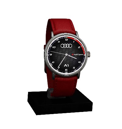 Luxury Audi Sport Logo Watch Super Car Inspired Automotive Stainless Steel