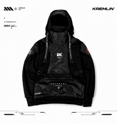 Kremlin Hayabusa - Cyber techwear Pullover Hoodie