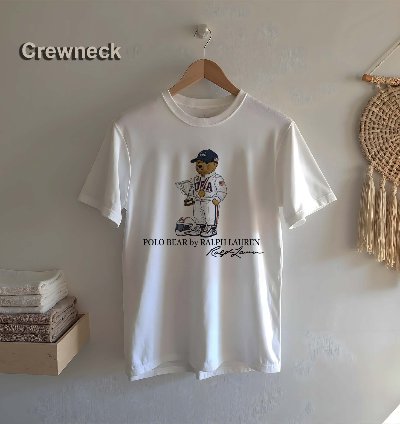 Polo T-shirt Bear Racer Design For Men Us Size