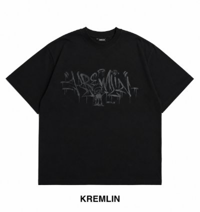 Kremlin Meltdown - T-shirt Oversized Relaxed Fit Black Hd