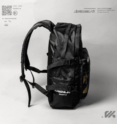 Kremlin Naito Tech Gear Bagpack Backpack - Black