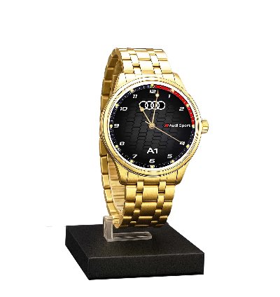 Luxury Audi Sport Logo Watch Super Car Inspired Automotive Stainless Steel