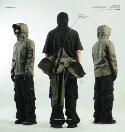 Kremlin Trooper - Jacket Windbreaker Gorpcore Outerwear 3 Colors