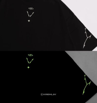 Kremlin Boxy Glow T-shirt Black Level Up