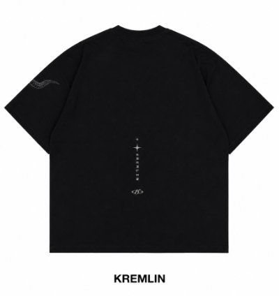 Kremlin Oversized Glow T-shirt Black Cobra