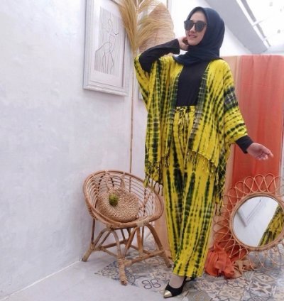 Oversized Kimono And Wide Leg Pants Set