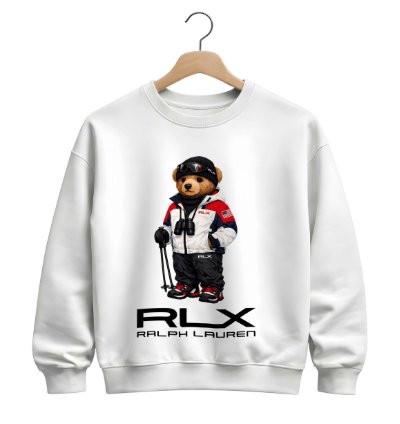 Polo Bear Sweatshirt Sky Rlx Size Usa