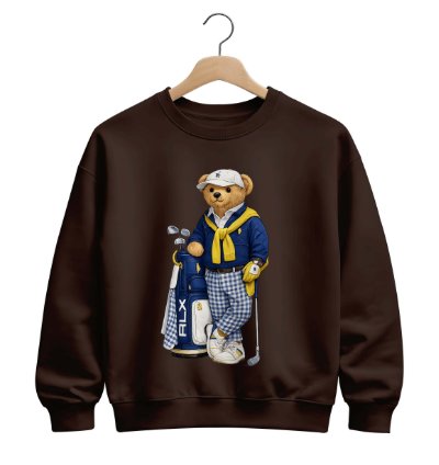 Polo Ralph Lauren Icon Bear Usa Flag Sweatshirt Golf