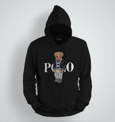 Hoodie Polo Ralph Lauren Polo Bear Fleece Black