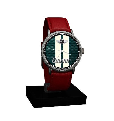 Mini Cooper Green Watch Stainless Steel