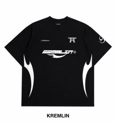 Kremlin Oversized Puff T-shirt Black - Toshi