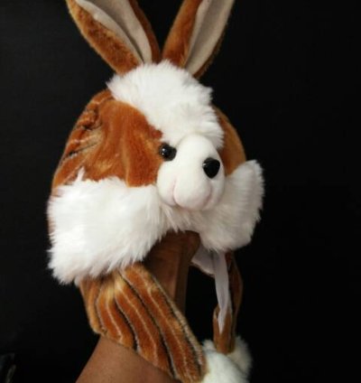 Soft Fluffy And Adorable Rabbit Character Fur Hat