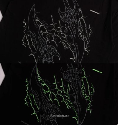 Kremlin Boxy Glow T-shirt Black - Rise