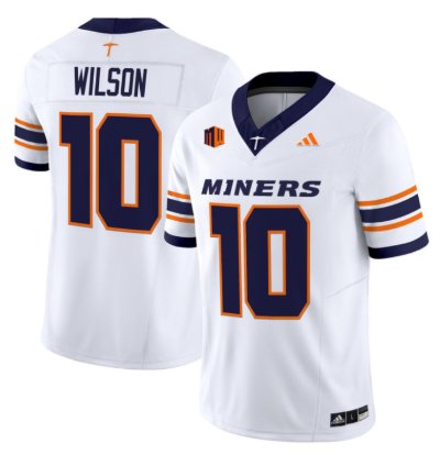 Jayden Wilson Jersey 10 Utep Miners 2016 Vapor Limited Stitched White