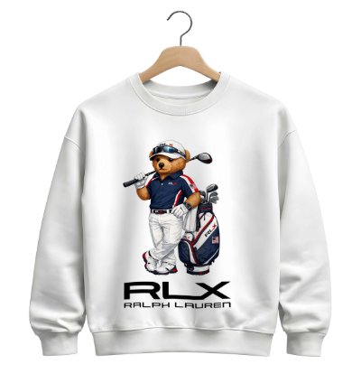 Sweatshirt Polo Bear Rlx Size Usa