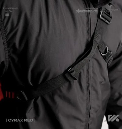 Kremlin Double Strap Sling Bag Cyrax Red