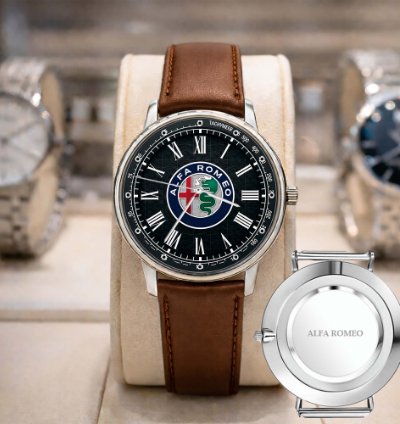 Alfa Romeo Black Design Sport Watch