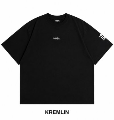 Kremlin Oversized Puff T-shirt Black - Groove