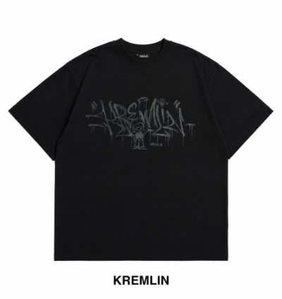 Kremlin Oversized Hd T-shirt Black - Meltdown