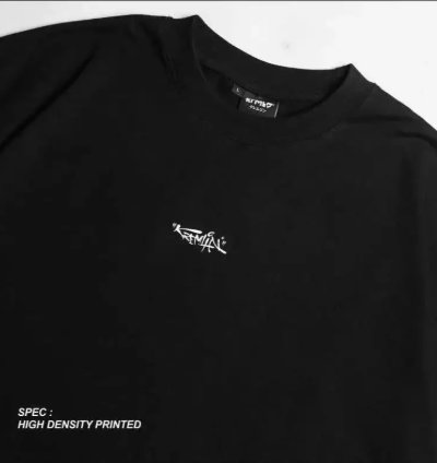 Kremlin Oversized Puff T-shirt Black - Groove