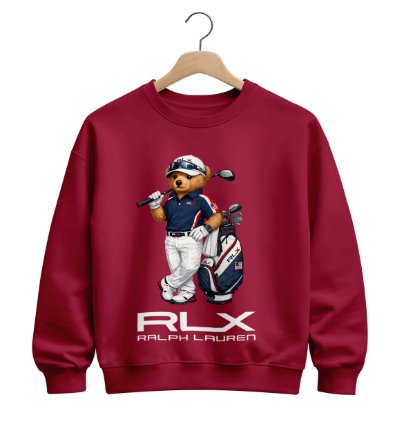 Sweatshirt Polo Bear Rlx Size Usa