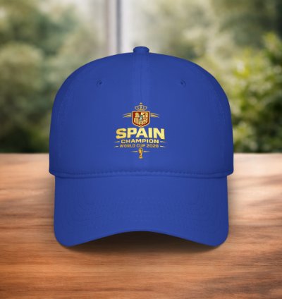 Spain World Cup 2026 Champion Hat Spain Soccer Champions Cap Football Fan Gift Blue