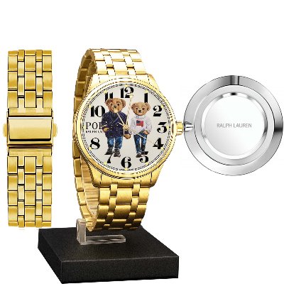 Polo Watch Luxury Bear Design With Couple
