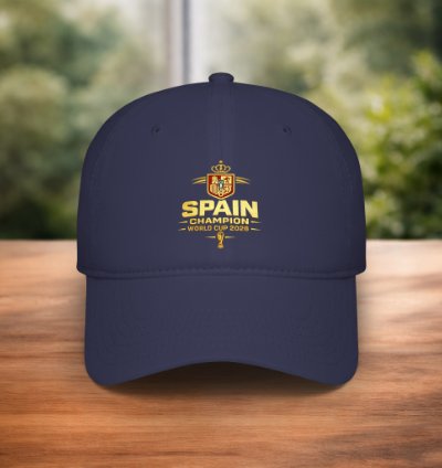 Spain World Cup 2026 Champion Hat Spain Soccer Champions Cap Football Fan Gift Navy