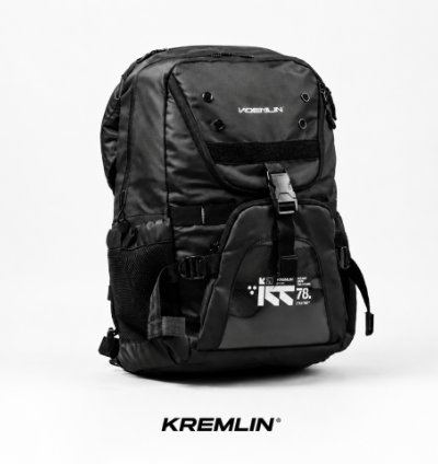 Kremlin Hood Backpack Black - External