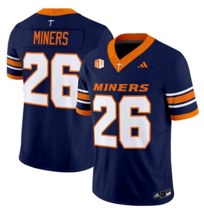 Miners Jersey 26 Utep Miners 2016 Vapor Limited Stitched Navy