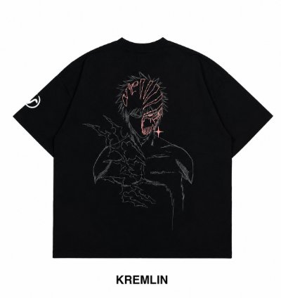 Kremlin Hollow - T-shirt Oversized Puff Relaxed Fit Black