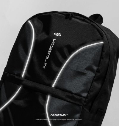 Kremlin Xeno - Reflective Black Backpack Bag 16 L