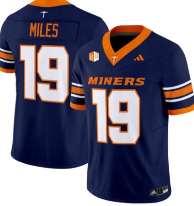 Sterling Miles 19 Utep Miners Football Jersey 2016 Vapor Limited All Stitched
