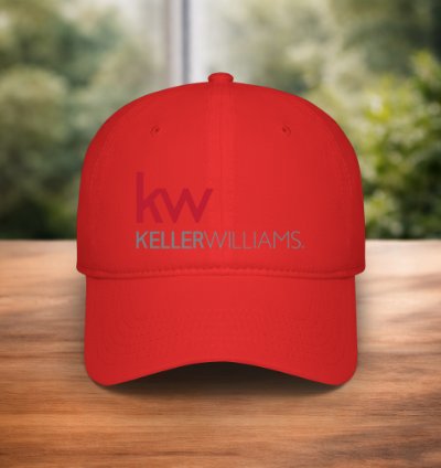 Kw Keller Williams Logo Cap Classic Red Adjustable Real Estate Baseball Hat