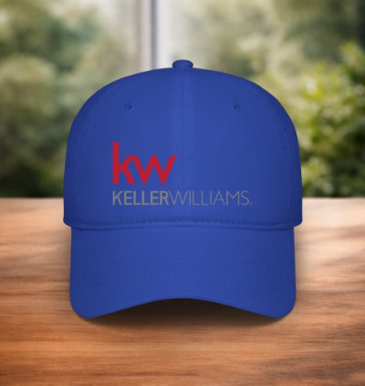 Kw Keller Williams Logo Cap Classic Blue Adjustable Real Estate Baseball Hat