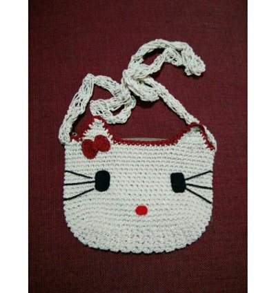 Hello Kitty Knitted Bag