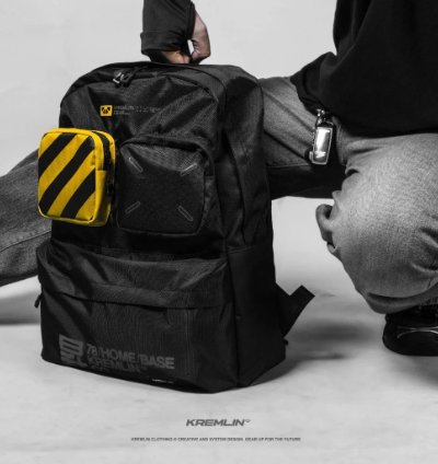 Kremlin Harbor Backpack Techwear - Black