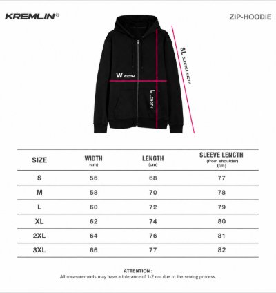 Kremlin Gunscream - Zipper Hoodie