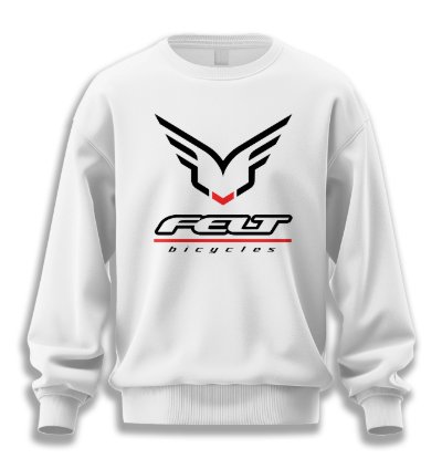 Feltfelt Bicycles Bikes Bicycle Mens Sweatshirt White