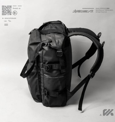 Kremlin Detroit Tech Gear Backpack 25l - Black