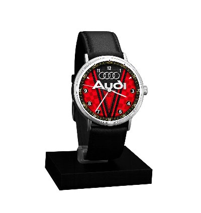 Audi Super Car Watch Inspired Automotive Sportcar Red Dial Watches