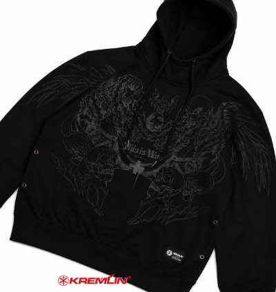 Kremlin Griffith - Pullover Hoodie High Neck Black