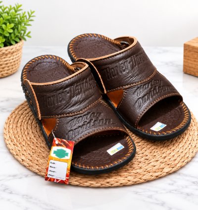 Premium Handmade Genuine Leather Sandals In Brown 3