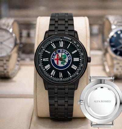 Alfa Romeo Black Design Sport Watch