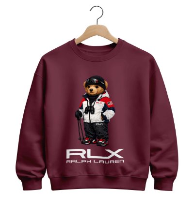 Polo Bear Sweatshirt Sky Rlx Size Usa