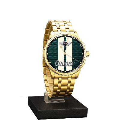 Mini Cooper Green Watch Stainless Steel