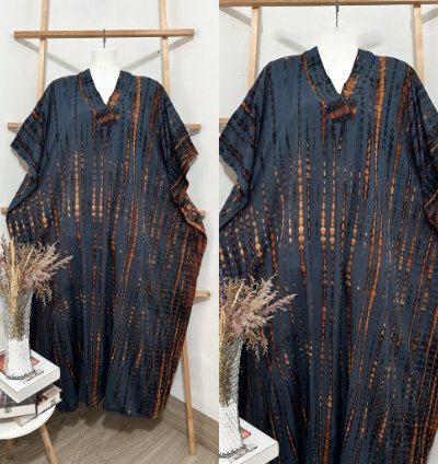 Loose Fit Maxi Kaftan Dress