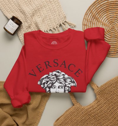 Versace Milano Red Sweatshirt - Size Usa